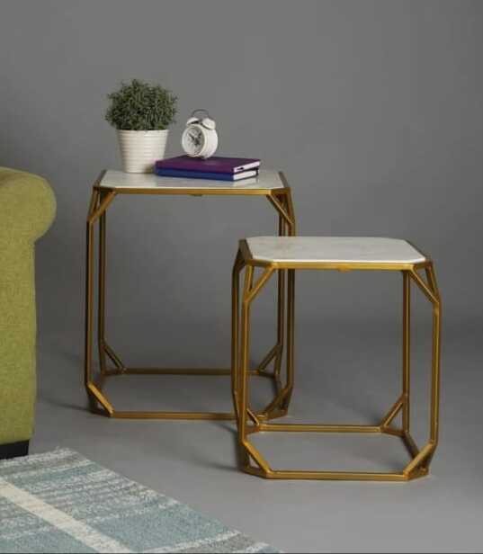 Hexagonal Nesting Side Tables AH-112 Moradabad